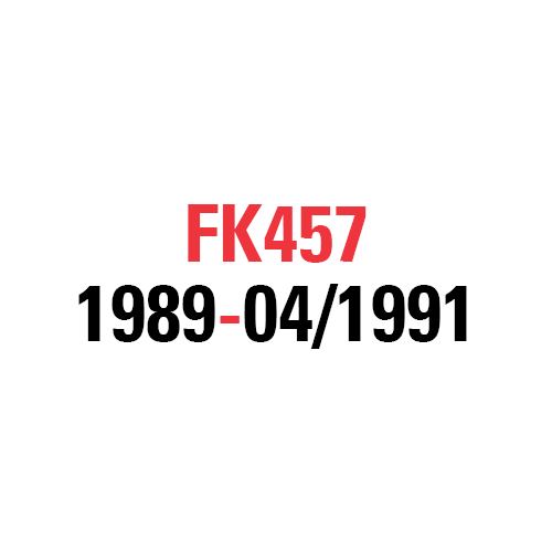 FK457 1989-04/1991
